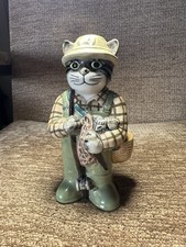 Quail pottery figure of