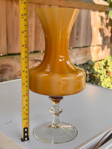 Vintage amber art - vintage, tall