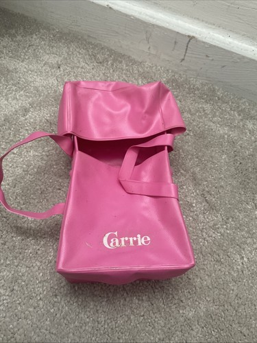 1970s pink carry cot made - pink,