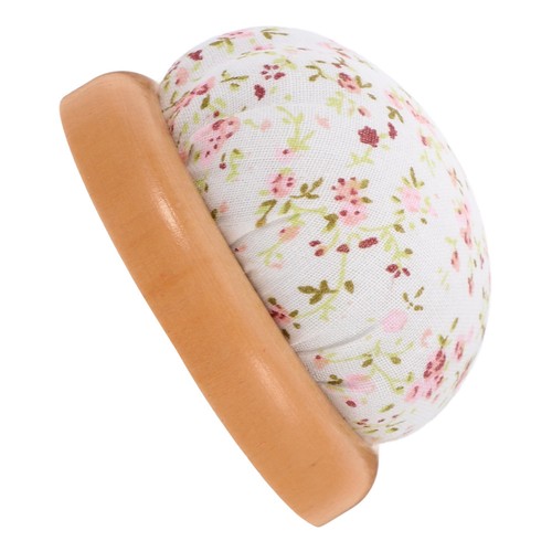 Wooden base sewing pin cushion - pin,