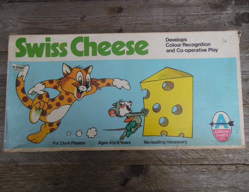 Vintage games swiss cheese - vintage,
