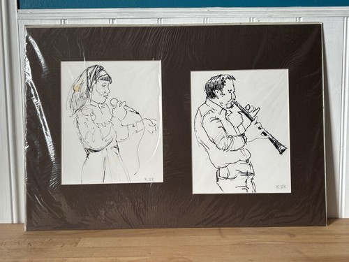 Two original karel - karel, pen