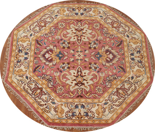 Hand knotted traditional pink - hand-knotted,
