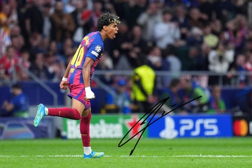 Lamine yamal signed pre print - lamine,