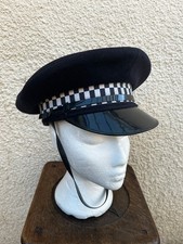 Vintage Obsolete 1980's Police Officer Peaked Cap-57cm