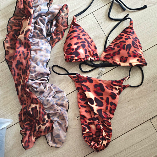 Women brown black leopard - brown/black,