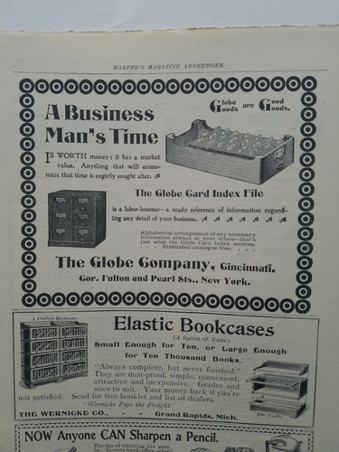 1898 globe wernicke elastic - globe,
