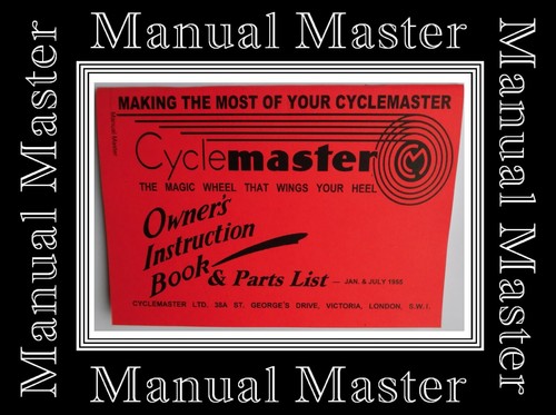 1955 cyclemaster 32c owners - 1955,