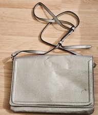 ALDO GORGEOUS SILVER SMALL HANDBAG
