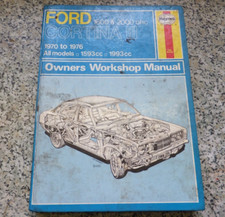Haynes Manual - Ford MKIII Cortina 1600 & 2000 OHC 1970 - 76 L, XL, GXL, GT, E