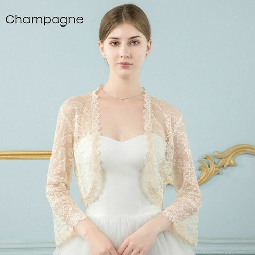 Bridal lace bolero - bridal,