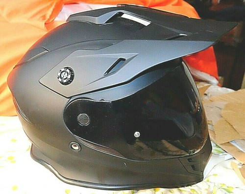 Dual sport crash helmet new - sport,