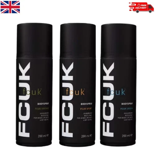 Fcuk bodyspray gift set - bodyspray, x
