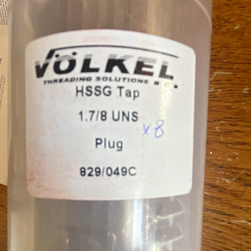 Völkel hss plug - tap, 1.7/8