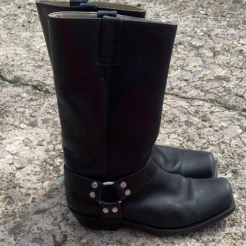 Sancho men black leather - sancho,