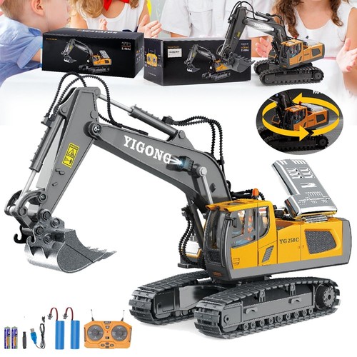 Remote control digger toy - remote,