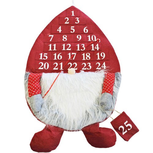Christmas red gonk advent - red,