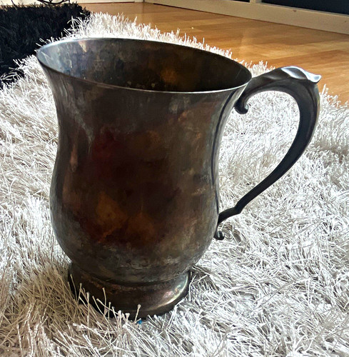 Vintage pewter tankard - pewter,
