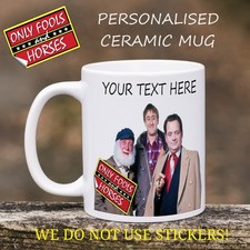 Personalised Only Fools and Horses  Character Mug, 11oz comedy TV show