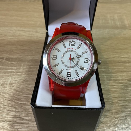 Ladies wristwatch red gossip - wristwatch,