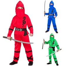Boys Power Ninja Costume Fancy