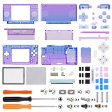 NDSL Replacement Full Housing Shell w/Buttons Screen Lens for Nintendo DS Lite
