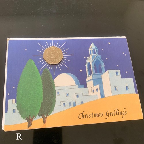 1988 gibraltar christmas 50p - gibraltar,