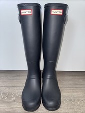 Hunter Woman’s Tall Wellington Boots/shoes Brand New (Practically) Worn Once