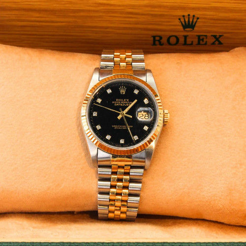Rolex datejust 16233 black - 36,