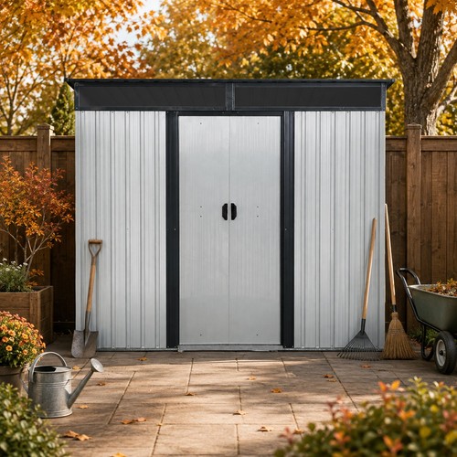 8x6 metal storage shed - 8x6,