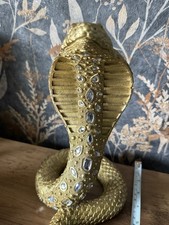 Cobra Snake Ornament Gold