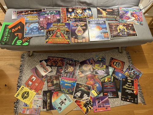 Rave flyers job - rave, lot