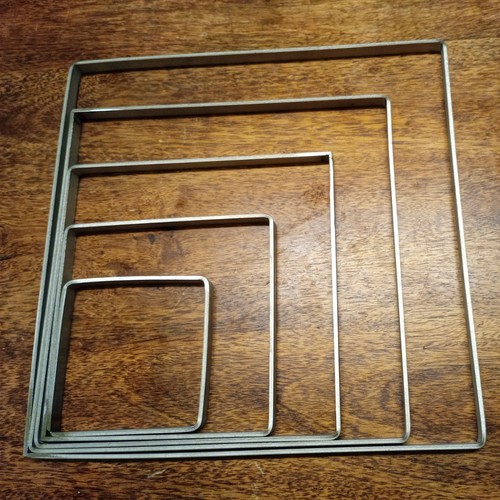 Square dams for glass - , fusing