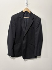 Men's F&F Black Pinstripe Suit
