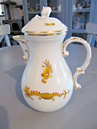 Meissen yellow court - yellow, dragon