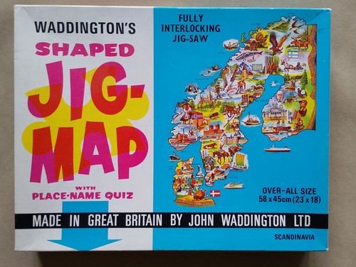 Waddingtons scandinavia puzzle - waddingtons,