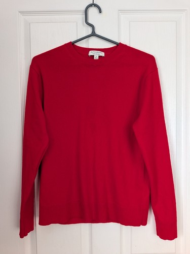 100 cashmere red jumper - cashmere,