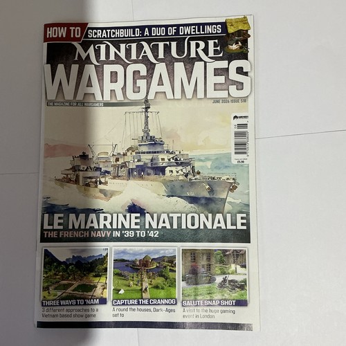 Miniature wargames magazine - miniature,