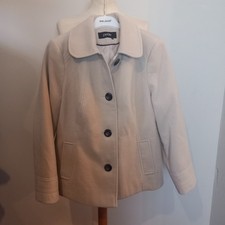 BHS Beige Petite Coat Women's