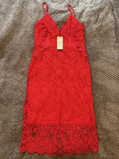 Lipsy London Red Dress Size UK