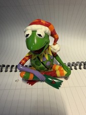 Disney Britto Kermit The Frog Collectors Christmas Figurine