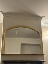 Beautiful Gold Frame Arch Shape Wall Hung Mirror