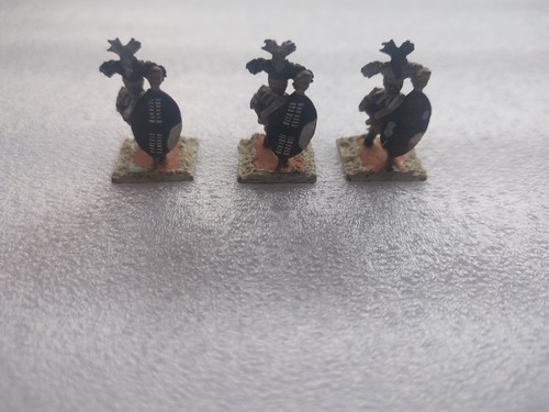 Zulu war scale miniatures - scale, x3