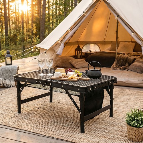 Folding grill camping table - camping,