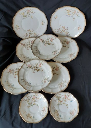 Vintage floral part dinner set - floral,