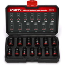 13 PCS 3/8" Drive Mid-Length