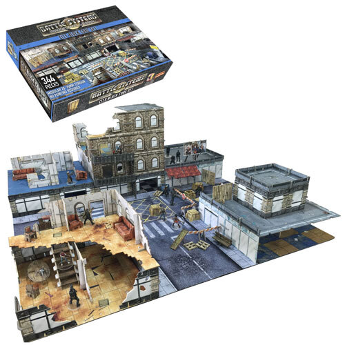 City block core set board - city, game