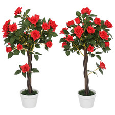 Set of 2 90Cm Artificial Rose