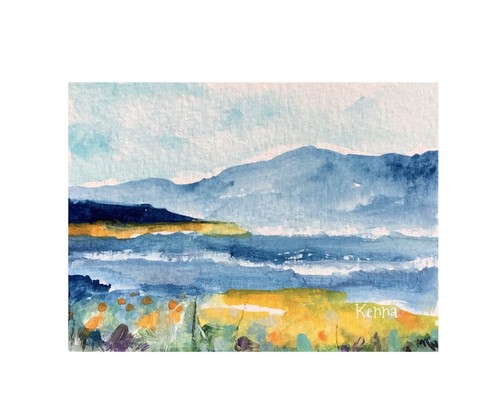 Aceo painting original - , by