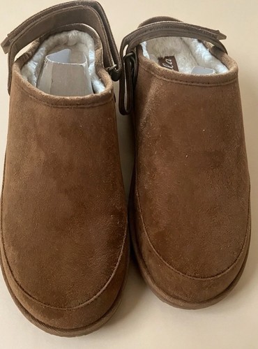 Ella brown suede fur - suede, fur-lined